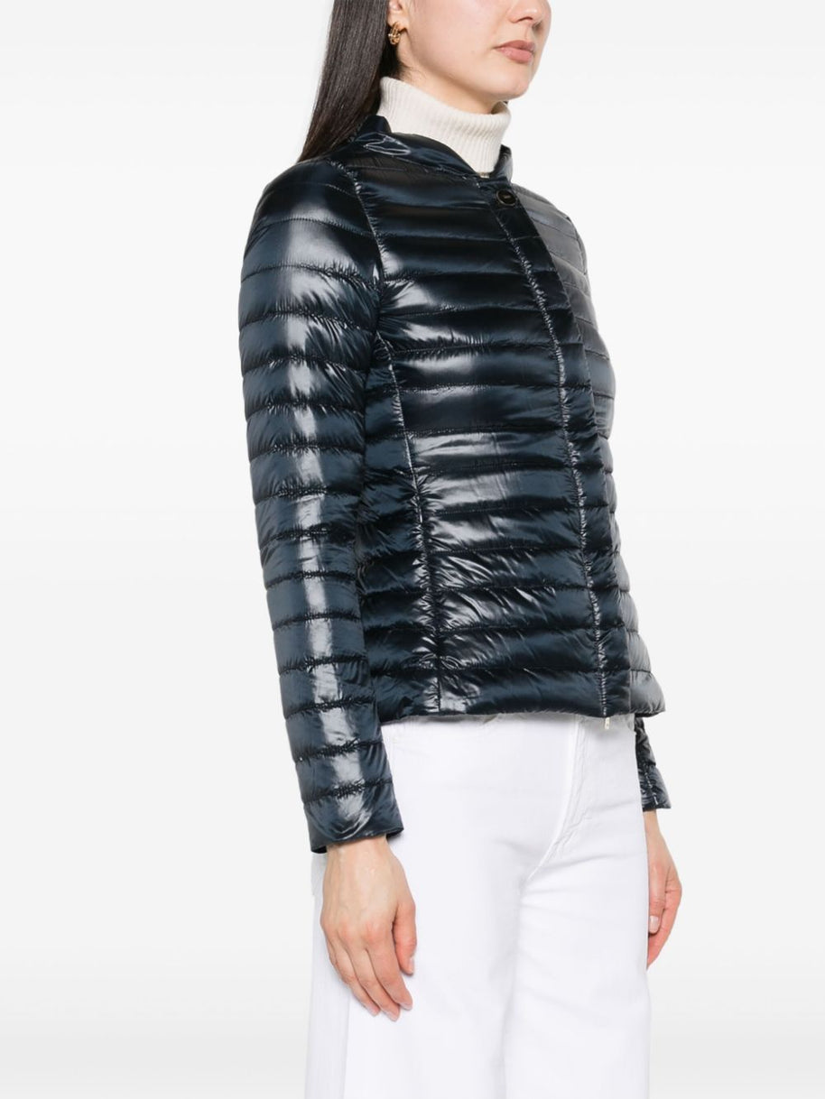 Herno Quilted Jacket In Blue
