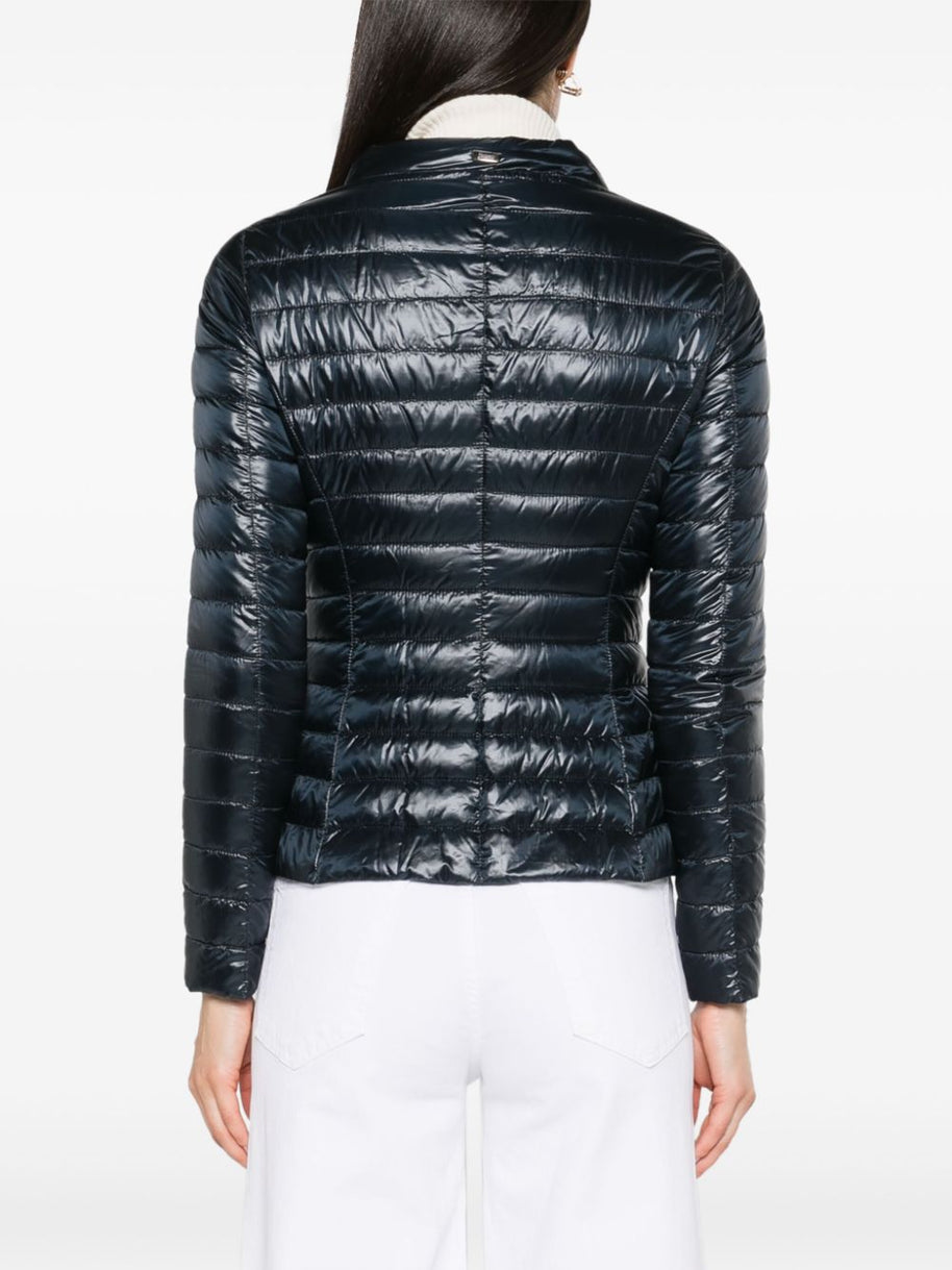 Herno Quilted Jacket In Blue