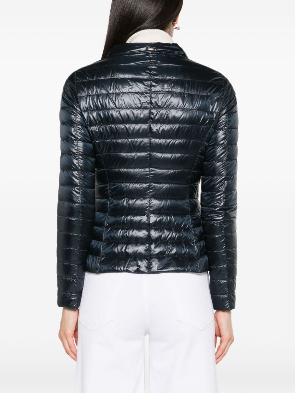 Herno Quilted Jacket In Blue