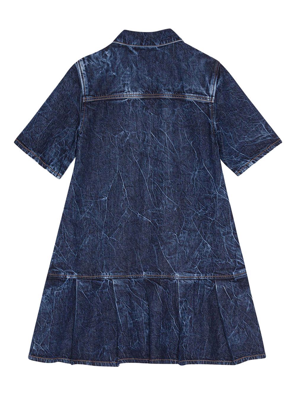 GANNI Denim Mini Dress Blue