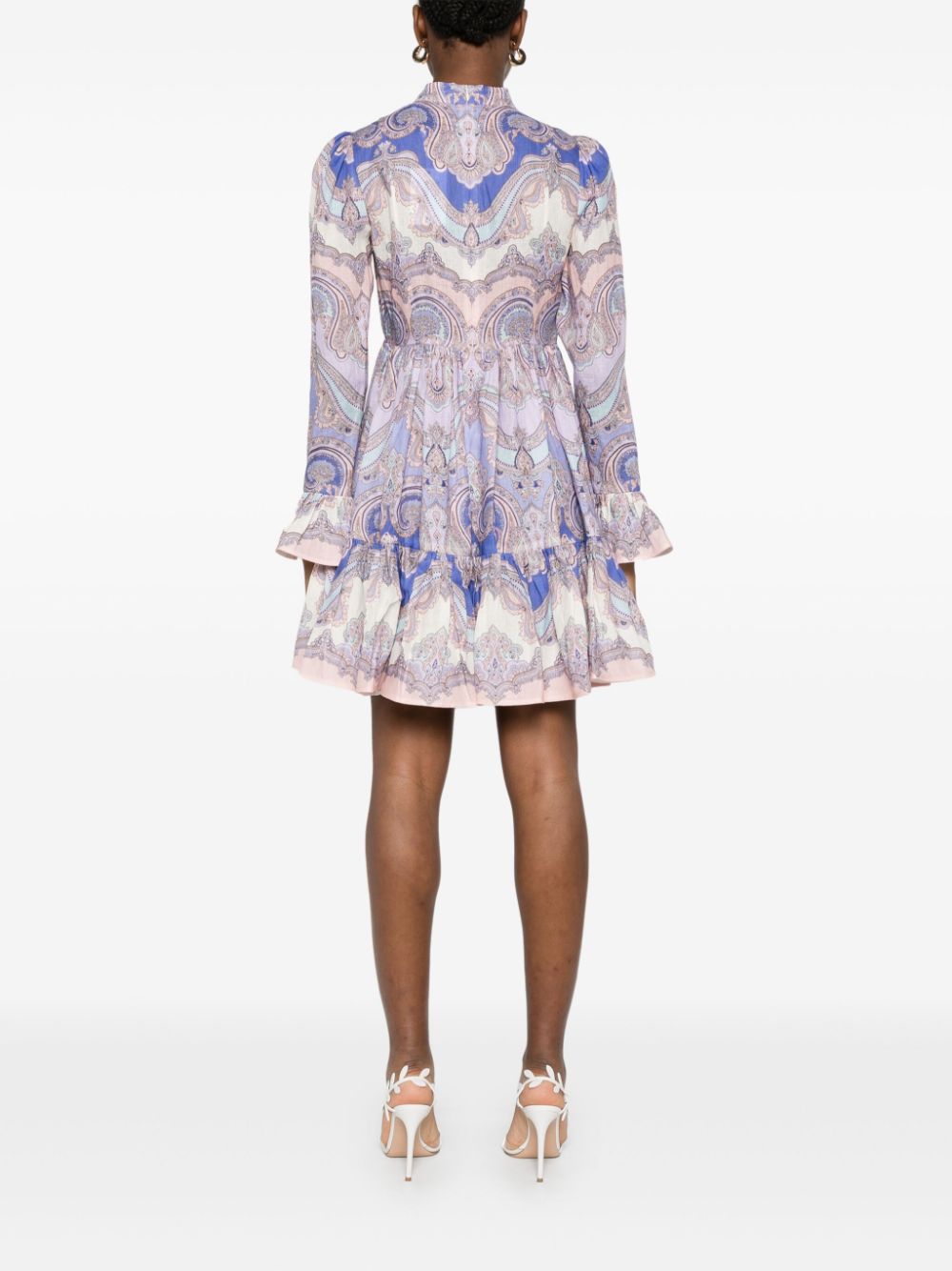 Zimmermann Maxine Mini Dress Purple