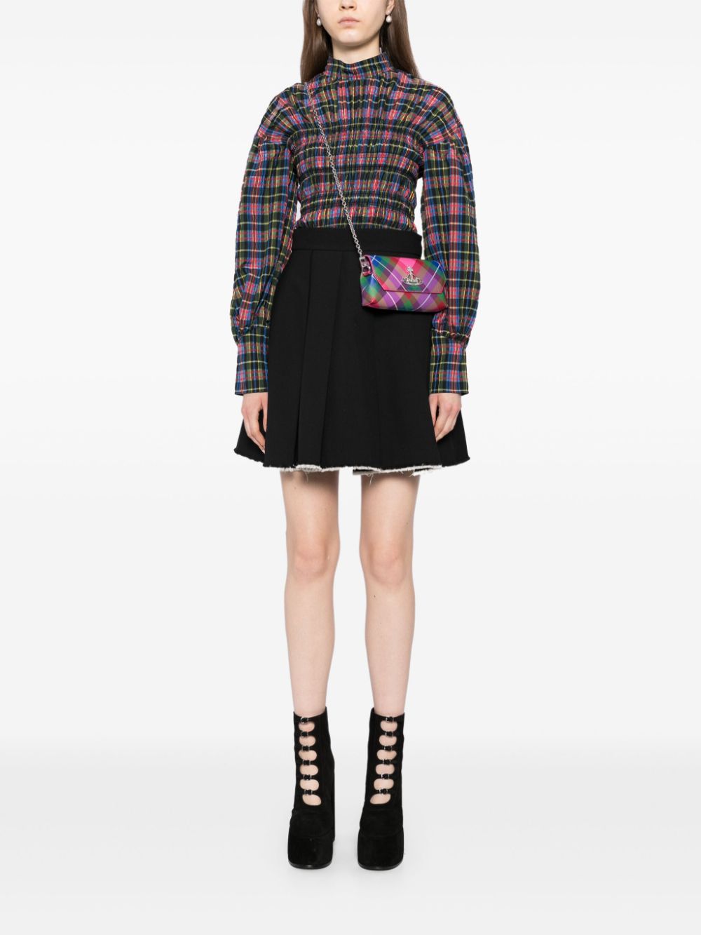 Vivienne Westwood Tartan Shoulder Bag