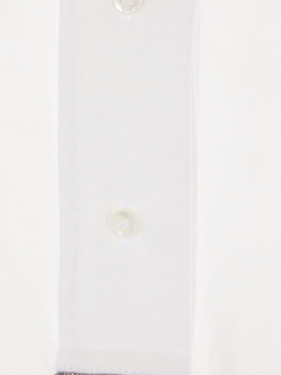Brunello Cucinelli White Cotton Shirt