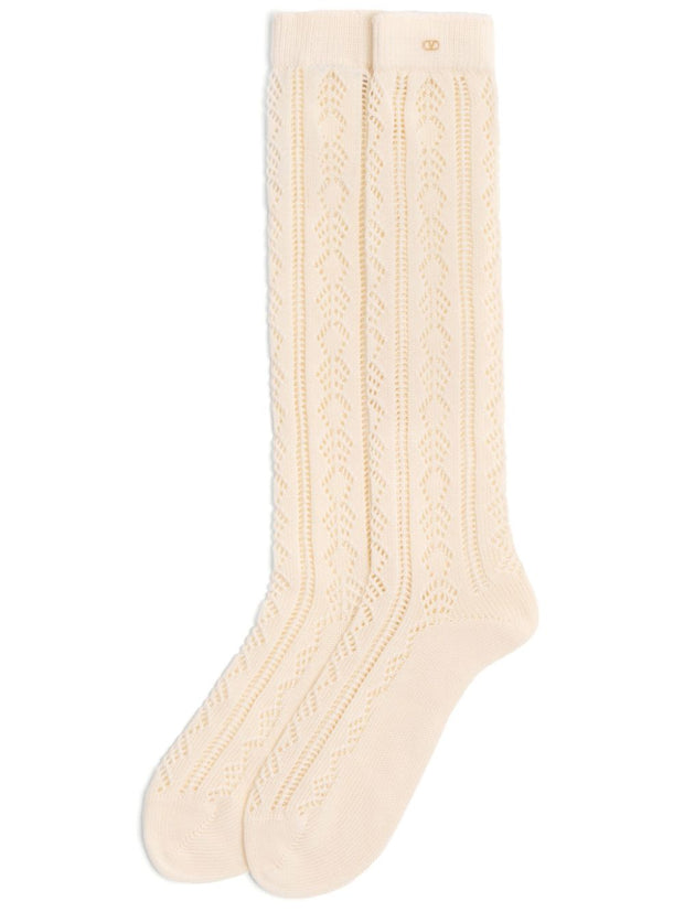 Valentino White Socks
