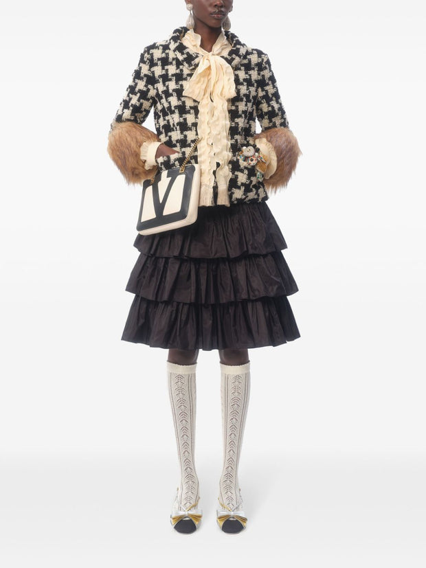 Valentino Silk Blouse In Beige