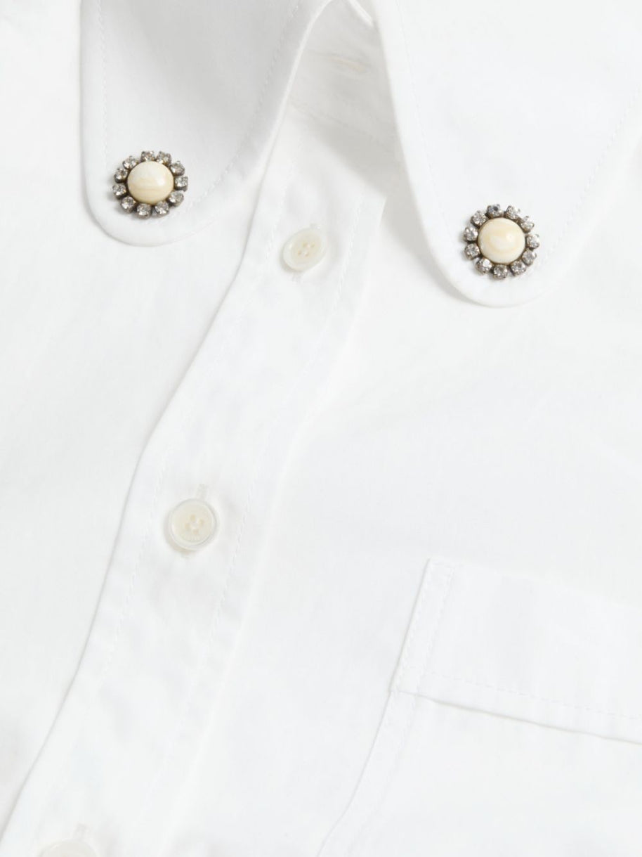 Valentino White Cotton Shirt