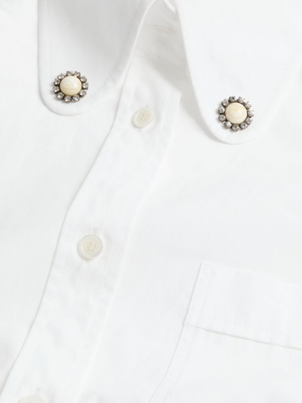 Valentino White Cotton Shirt