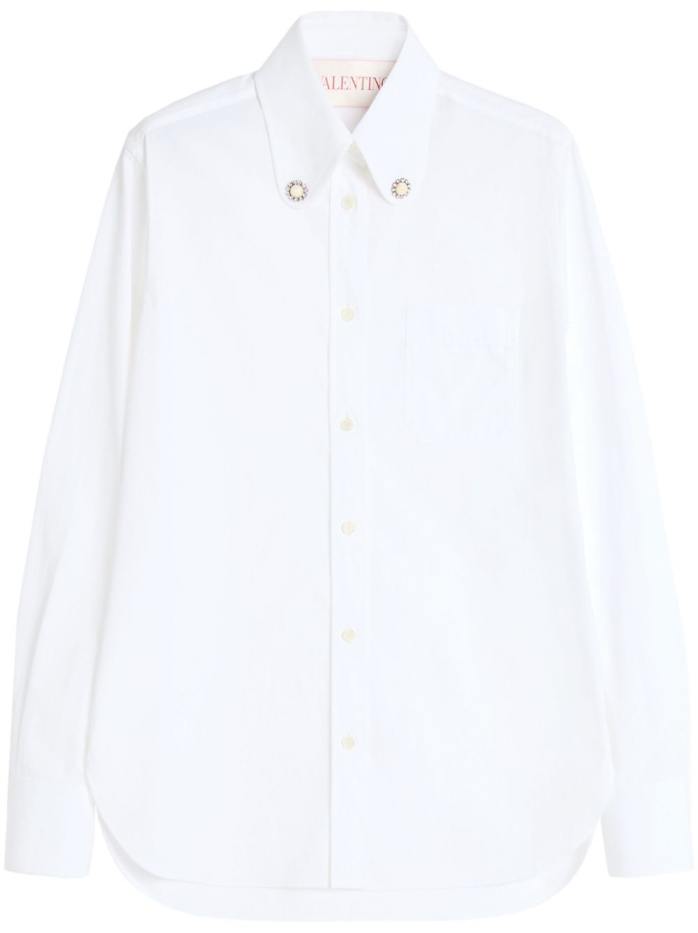 Valentino White Cotton Shirt