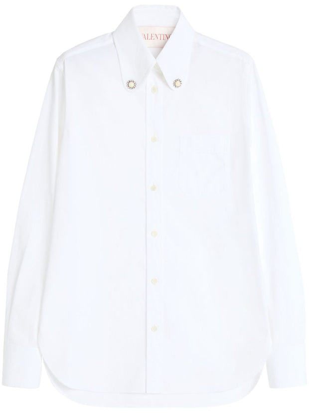 Valentino White Cotton Shirt