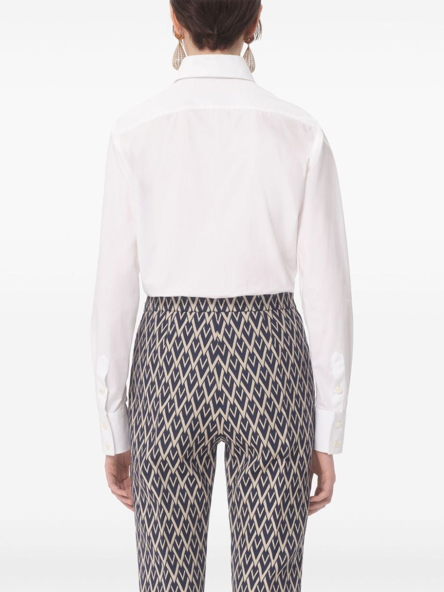 Valentino White Cotton Shirt