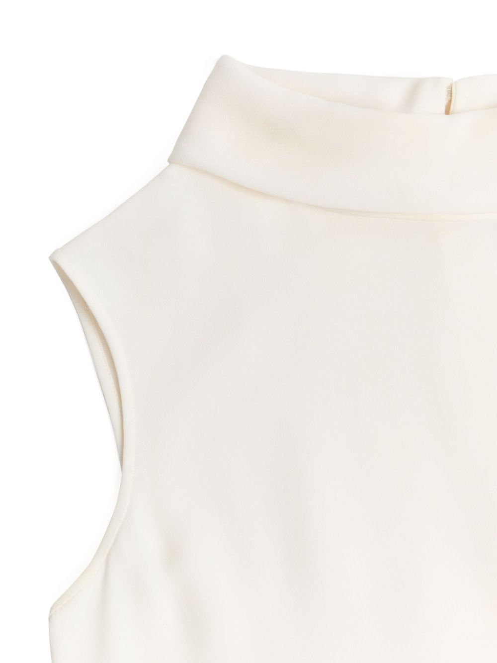 Valentino White Silk Sleeveless Top