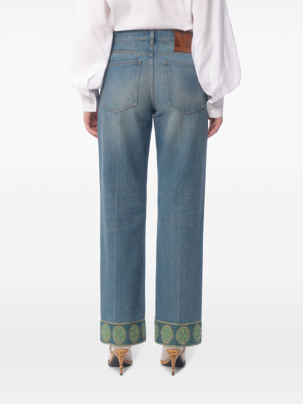 Valentino Blue Cotton Denim Jeans