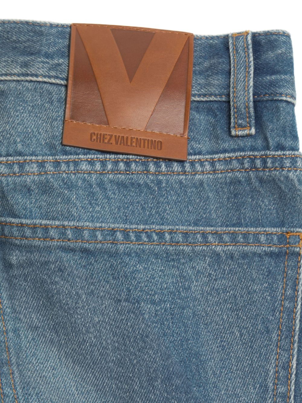 Valentino Blue Cotton Denim Jeans