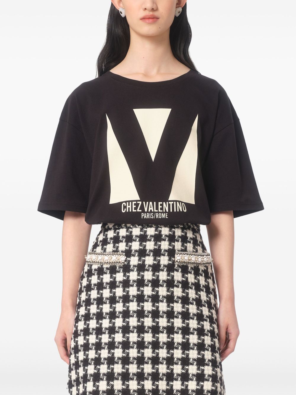 Valentino Chez Valentino Cotton T-Shirt