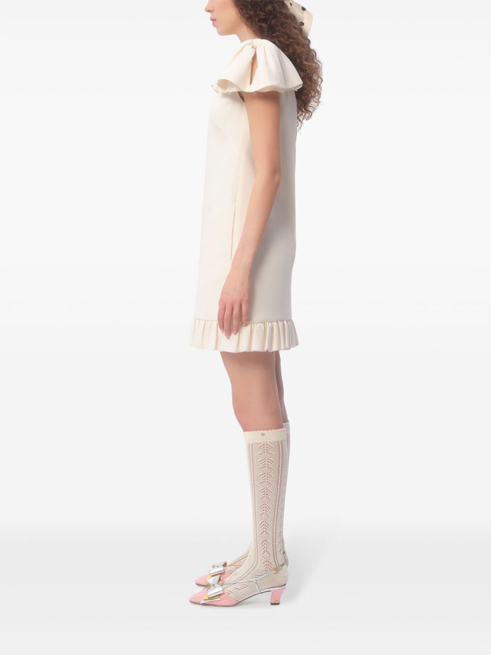 Valentino Mini Dress Ivory