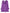 Valentino Wool And Silk Blend Mini Dress In Purple