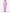 Valentino Lilac Purple Silk Cady Split Neck V Detail Top