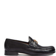 Valentino Garavani VLogo Signature Leather Loafers - Black