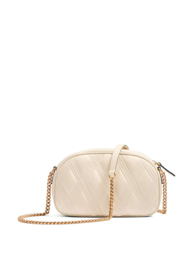 Valentino Garavani Quiltie 67 Leather Camera Bag - White