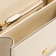 Valentino Garavani Vain Small Leather Shoulder Bag - White