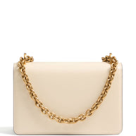 Valentino Garavani Vain Small Leather Shoulder Bag - White