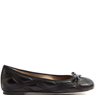 Valentino Garavani Quiltie 67 Leather Ballet Flats - Black