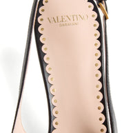 Valentino Garavani Leather Slingback Pumps - Black
