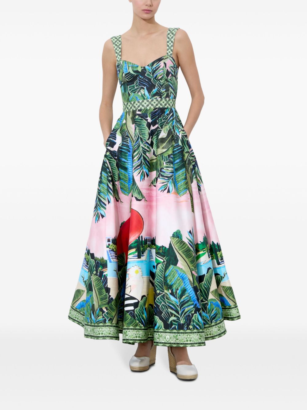 Alice + Olivia Fia Midi Dress