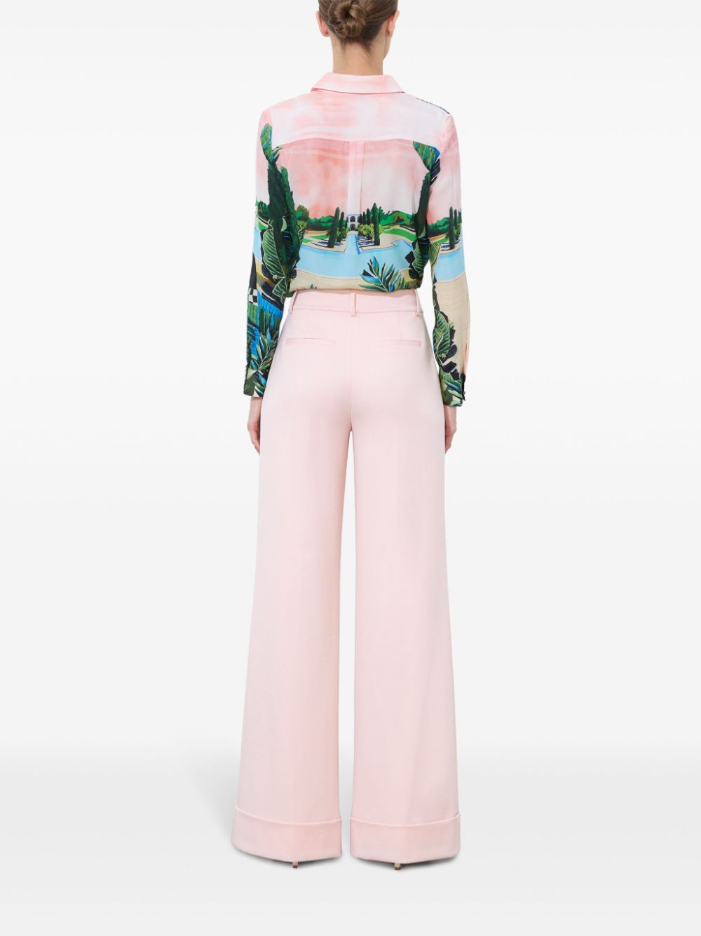 Alice + Olivia Willa Silk Shirt