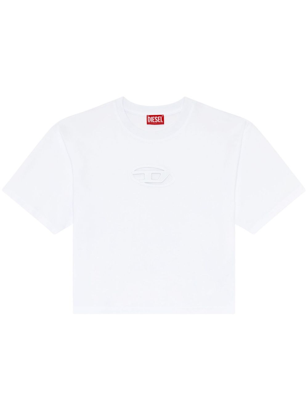 Diesel Oval D Logo T-Shirt White