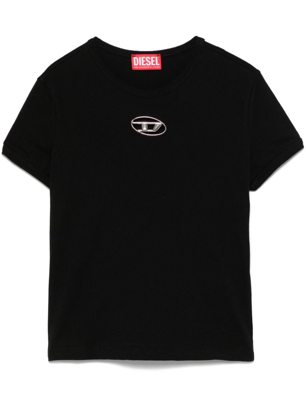 Diesel Oval D Logo T-Shirt Black