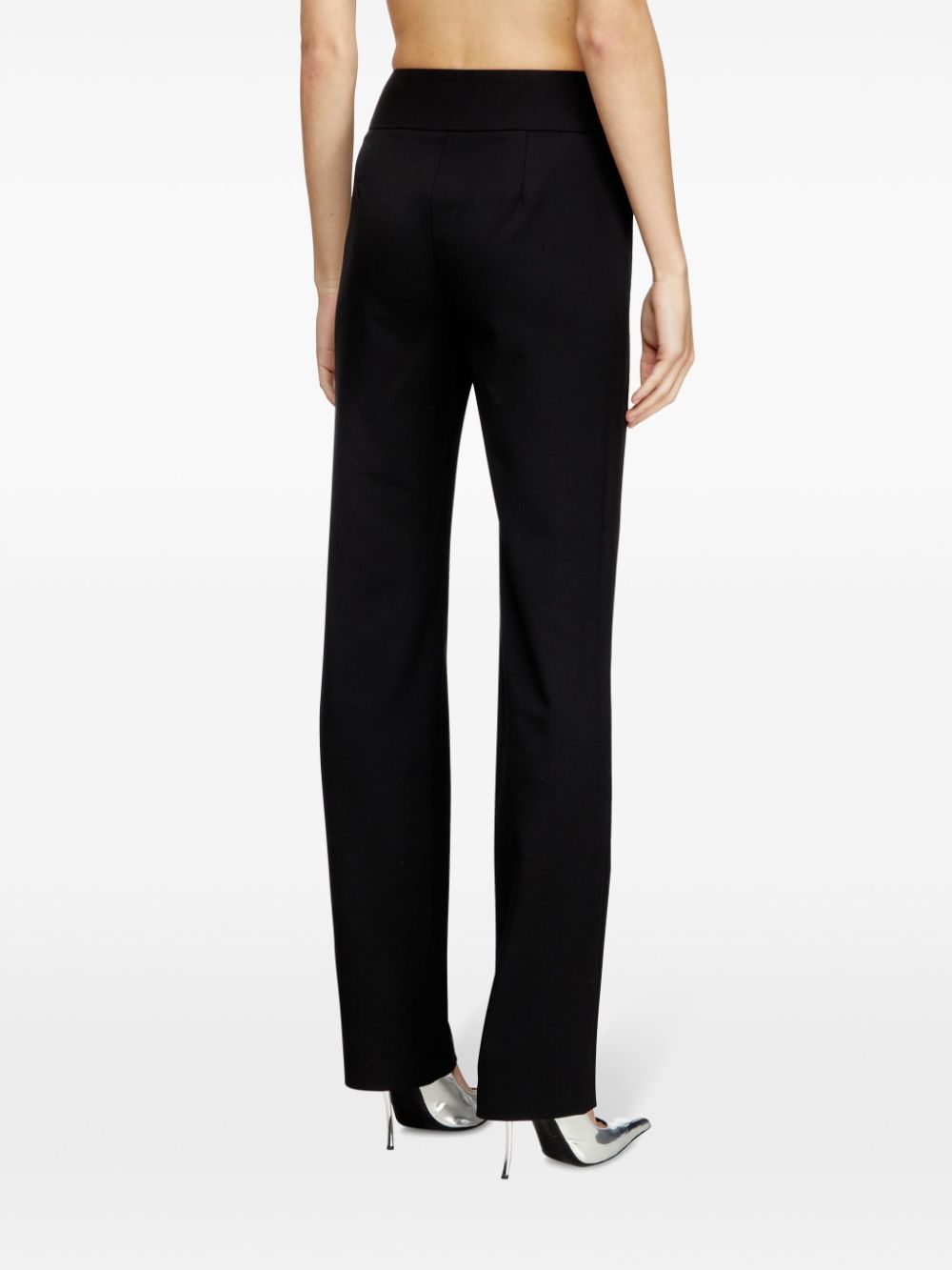 Diesel P-ersy High Waisted Wool Twill Pants