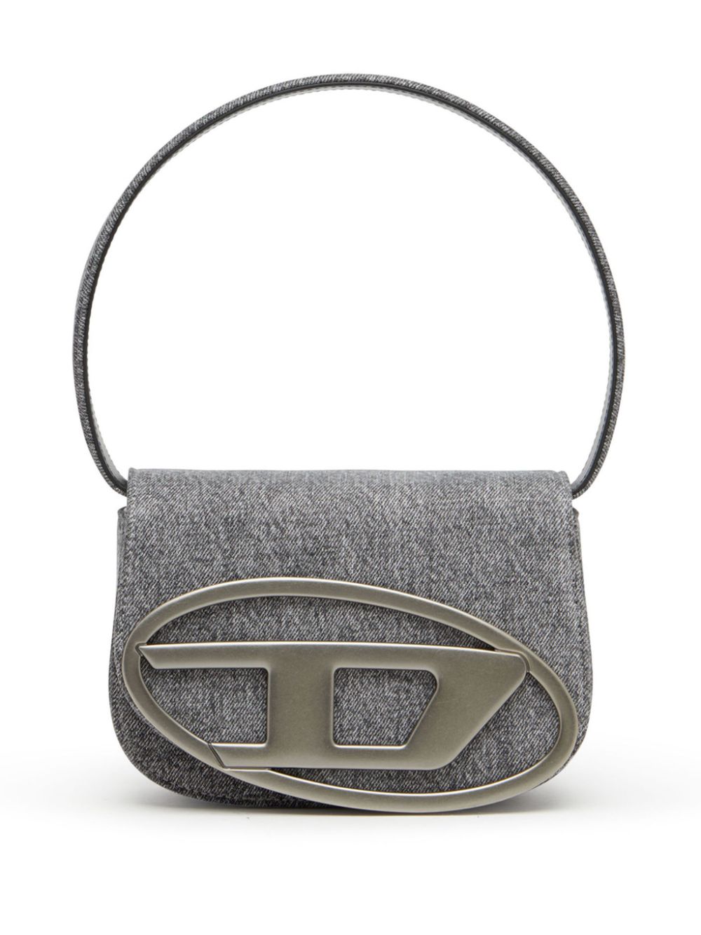 Diesel 1DR Shouder Bag In Stone Washed Denim