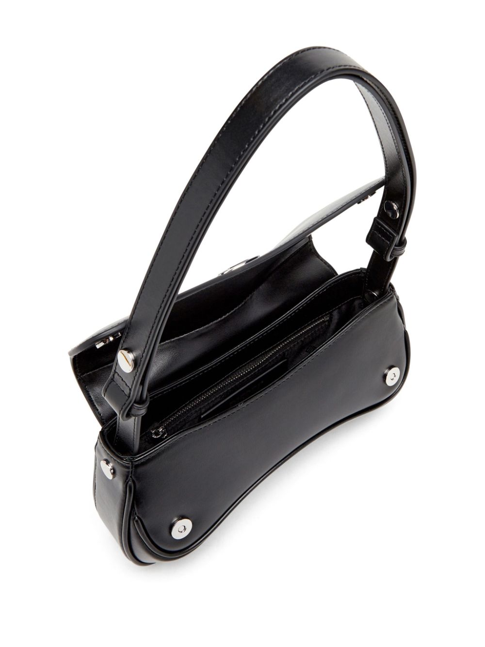 Diesel Play Leather Clutch With Shoulder Strap