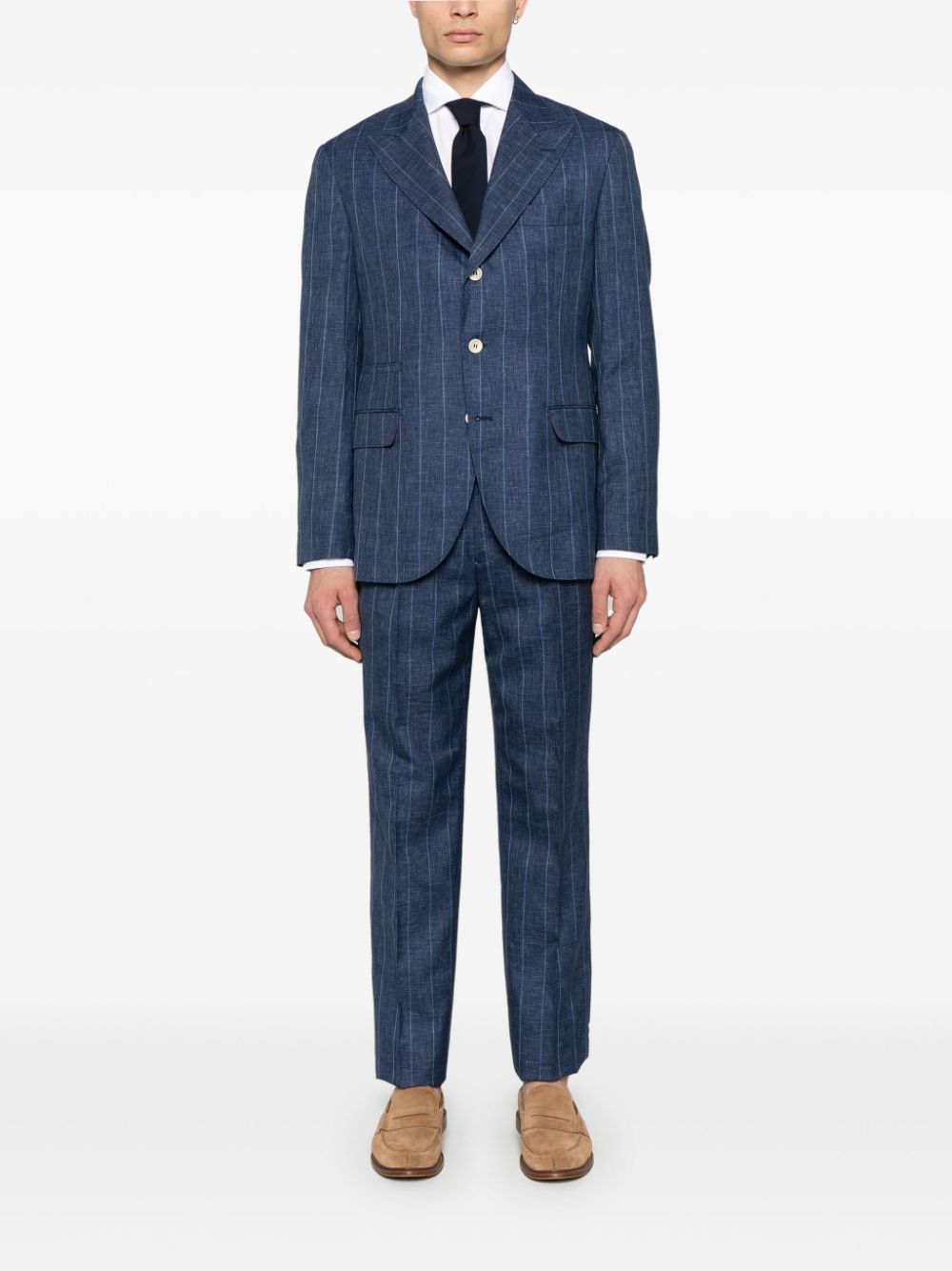 Brunello Cucinelli Suit In Blue