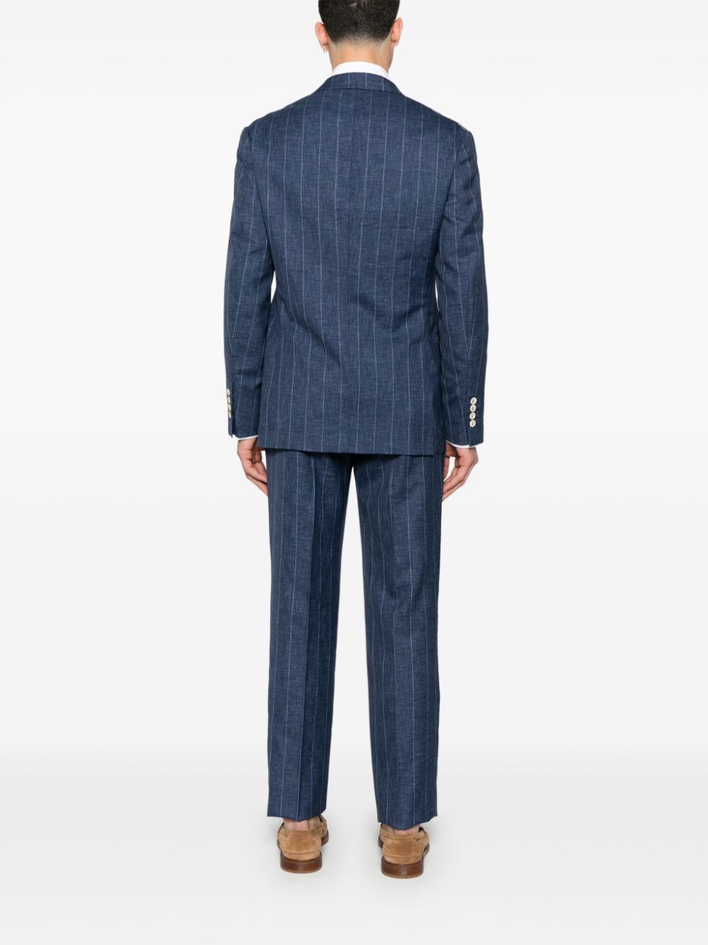 Brunello Cucinelli Suit In Blue