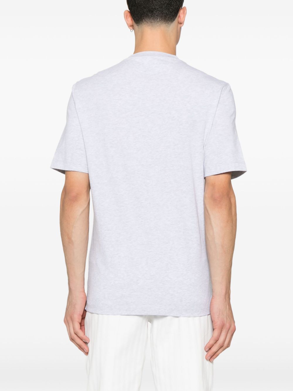 Brunello Cucinelli Cotton T-Shirt Light Grey