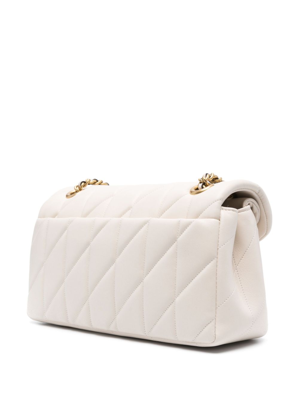 Coach Tabby Quilted Shoulder Bag 26 White