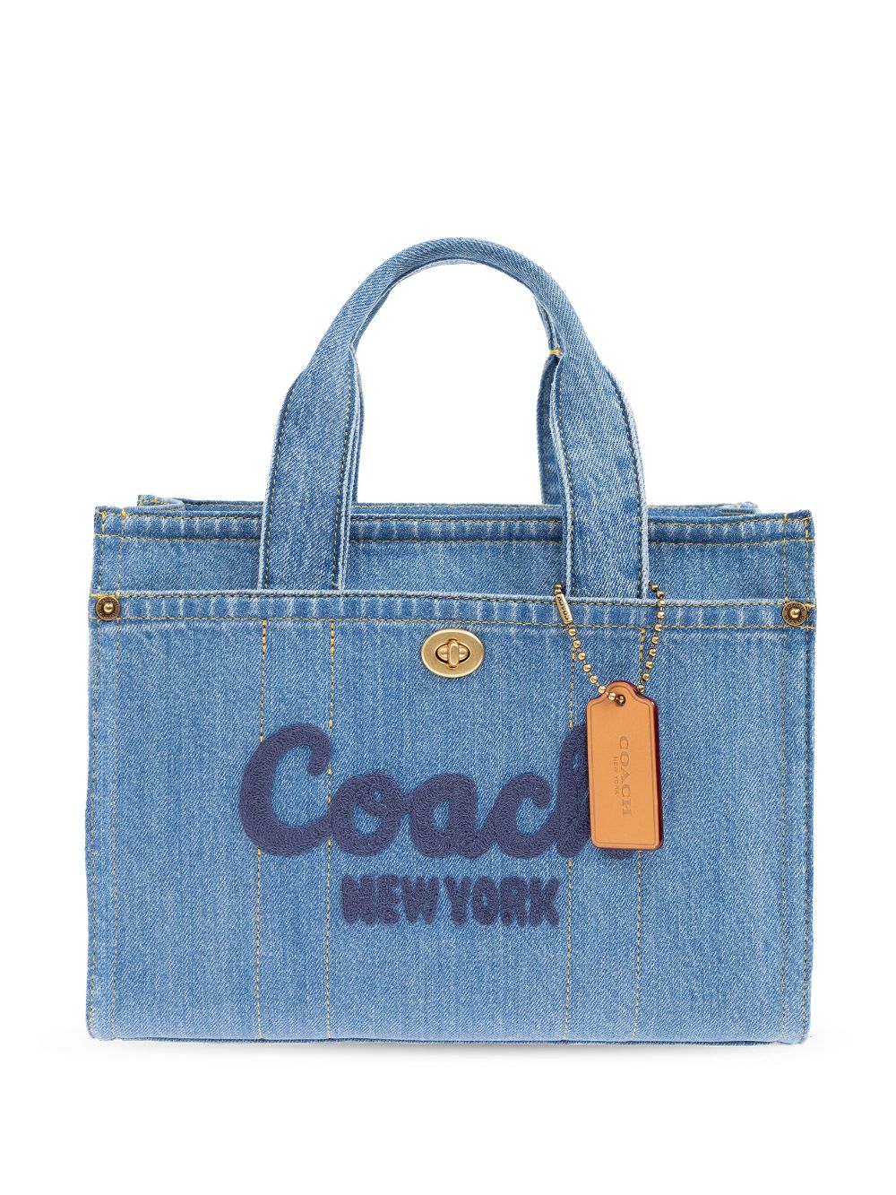 Coach Cargo Tote Bag 26 In Blue