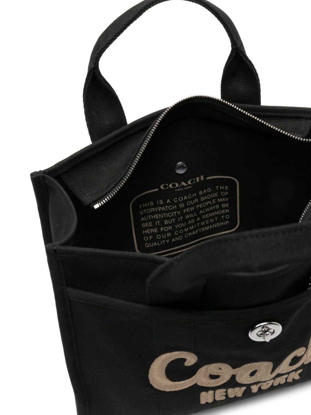 Coach Cargo Tote Bag Black