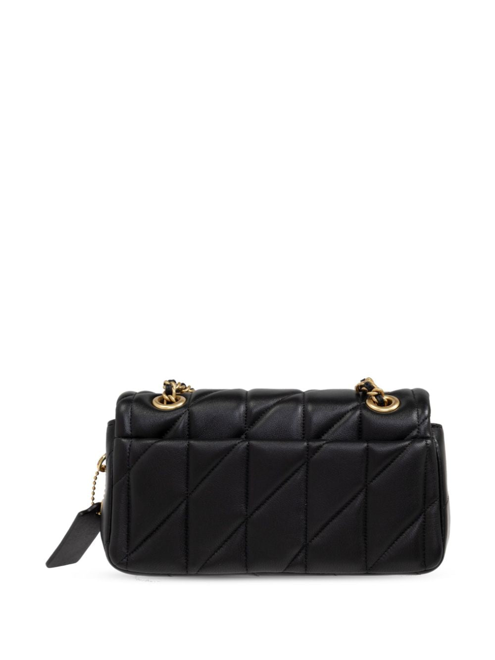 Coach Tabby 20 Quilted Shoulder Bag  In Black