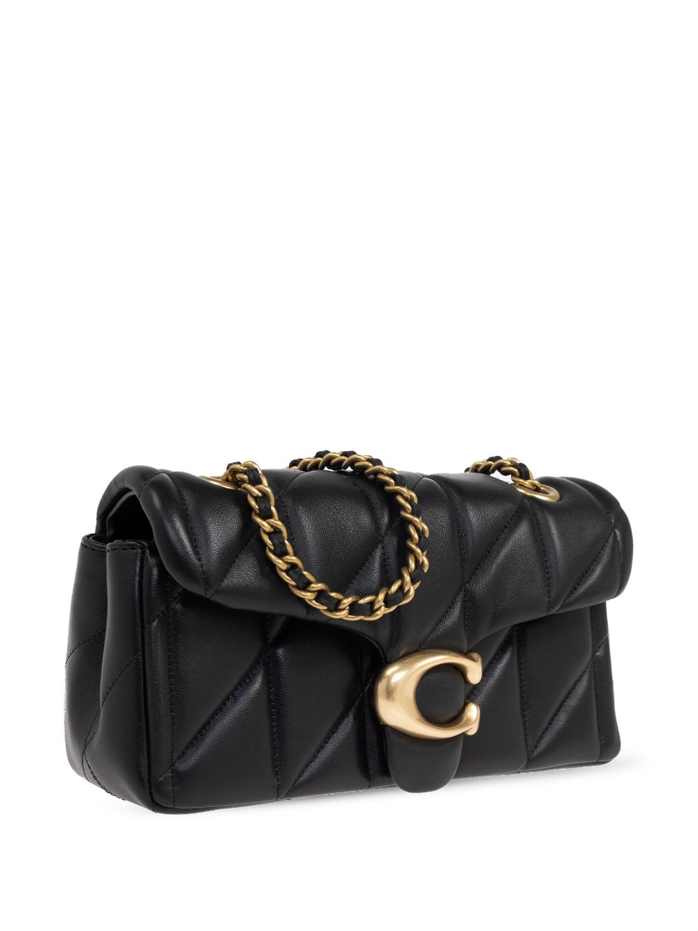 Coach Tabby 20 Quilted Shoulder Bag  In Black