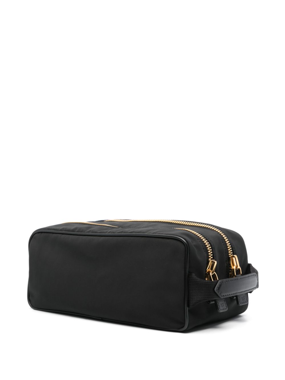 Tom Ford Nylon Dopp Kit With Leather Trim