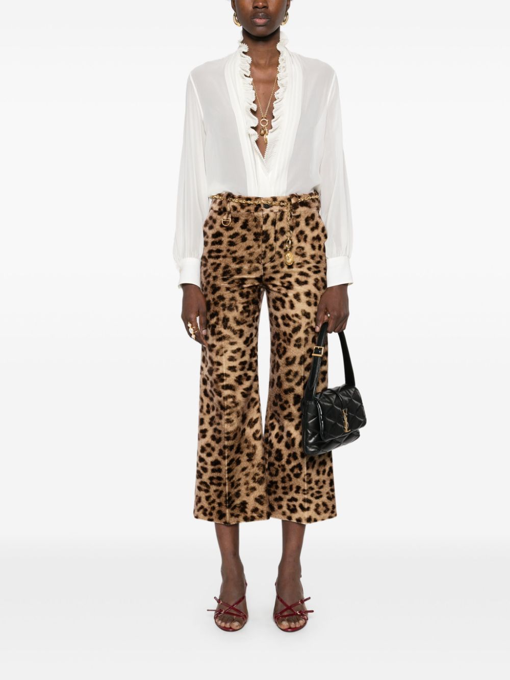 Tom Ford Silk Georgette Blouse White