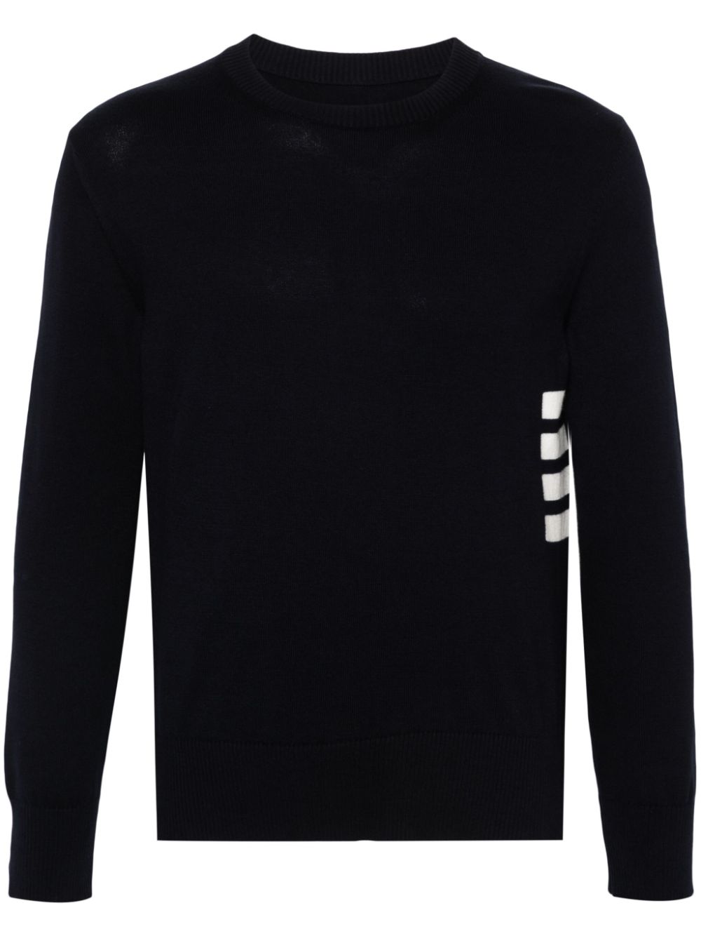 Thom Browne Navy Blue Cotton Sweater