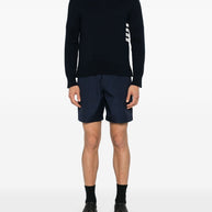 Thom Browne Navy Blue Cotton Sweater