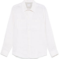 Brunello Cucinelli Linen Shirt In Beige