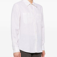 Brunello Cucinelli Linen Shirt In Beige