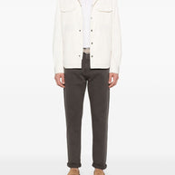 Brunello Cucinelli Linen Shirt In Beige