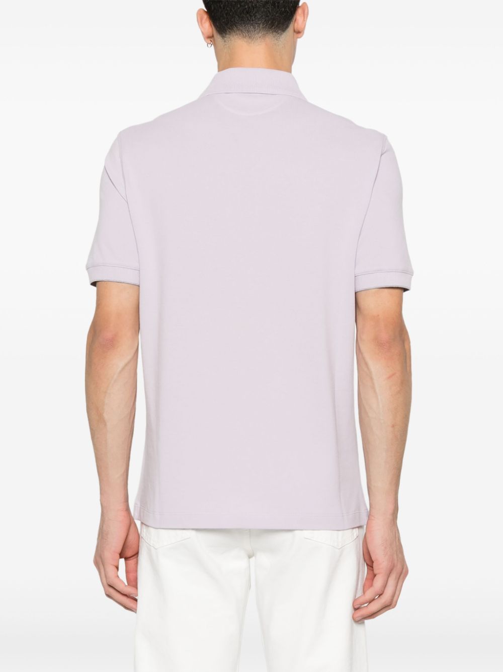 Brunello Cucinelli Cotton Polo Shirt In Purple